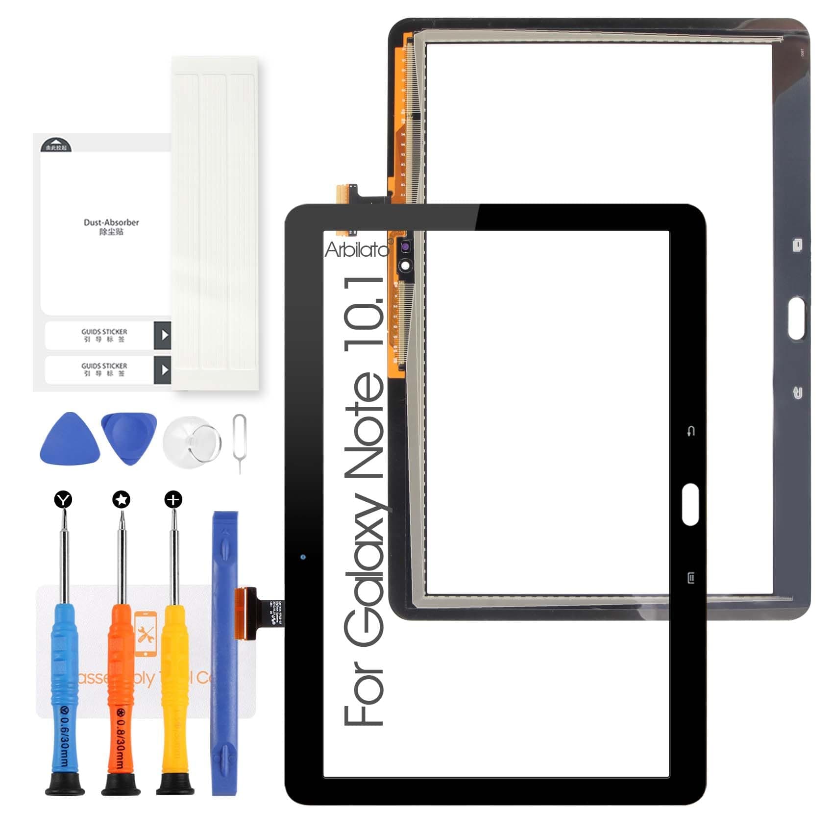 Screen for Samsung Galaxy Note 10.1 Screen Replacement for Samsung Note 10.1 Tablet Touch Screen GT-N8000,N8010,N8013 Touch Digitizer Repair Parts(No LCD (Black)