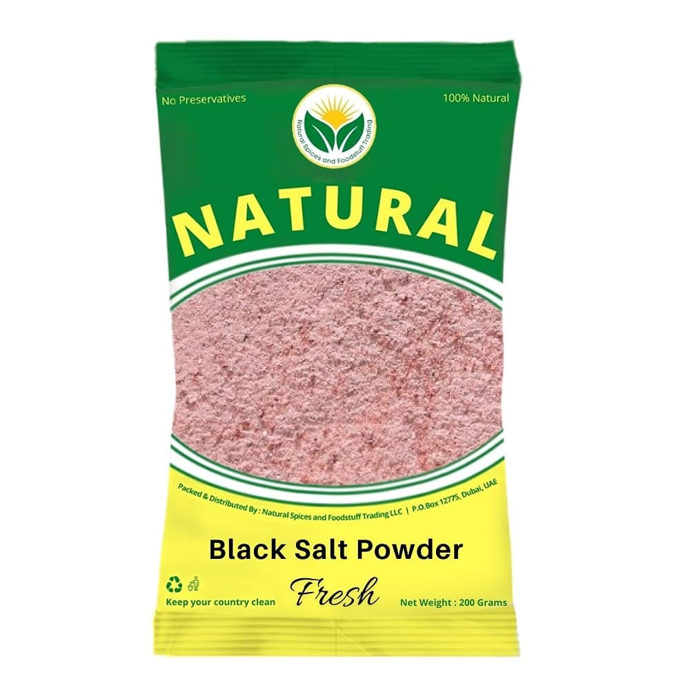 Natural Black Salt Powder, 500g