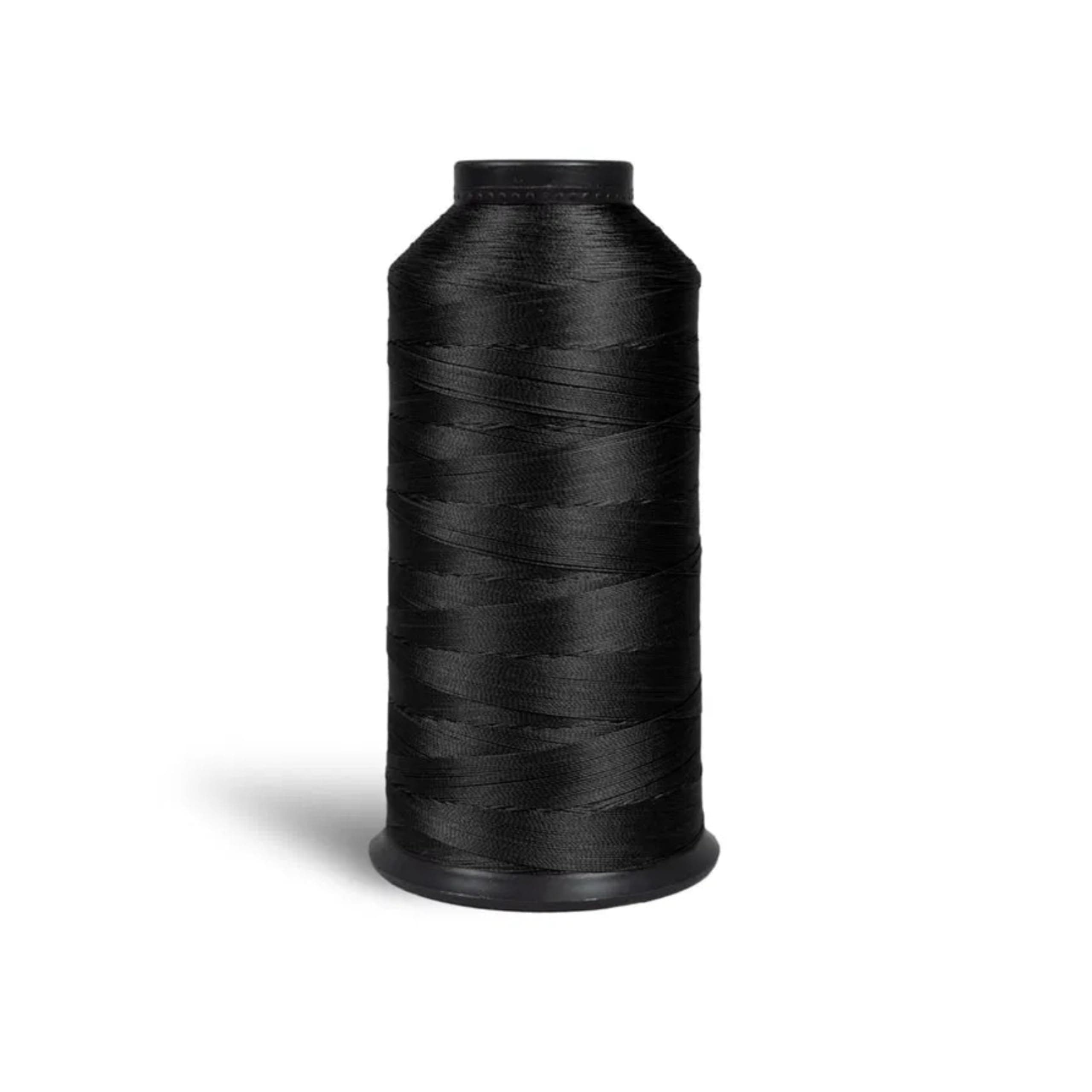 - Bonded Nylon Hair Weaving Thread | Black | Heavy Duty Medium Weight | Hair Thread for Human Hair Extensions, Dreadlocks, Sew-ins, Wigs, Weaves, Braids | 4oz | 1400m Spool