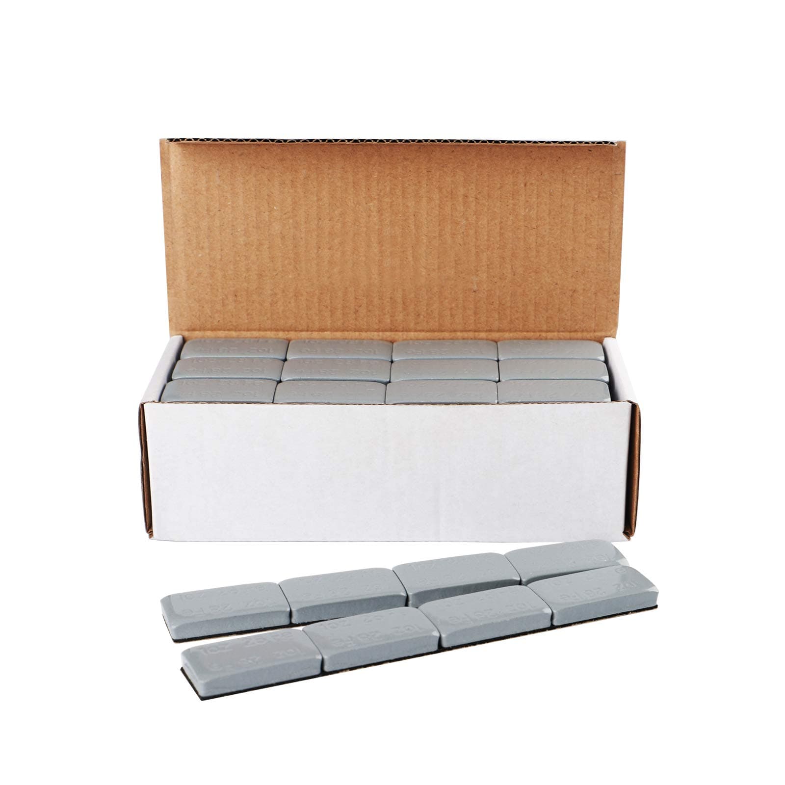 Wheel Weights Gray 1oz, 72 oz/Box, 72pcs, with Strong Black Adhesive. 1 Ounce Stick on Wheel Weights for Cars, Trucks, SUVs, Motorcycle, and Others