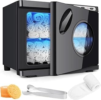 Hot Towel Warmer, 23L Large Capacity Professional Hot Towel Cabinet, 2 In 1 Spa Towel Warmers for Facials, Hairdresser, Salon, Esthetics