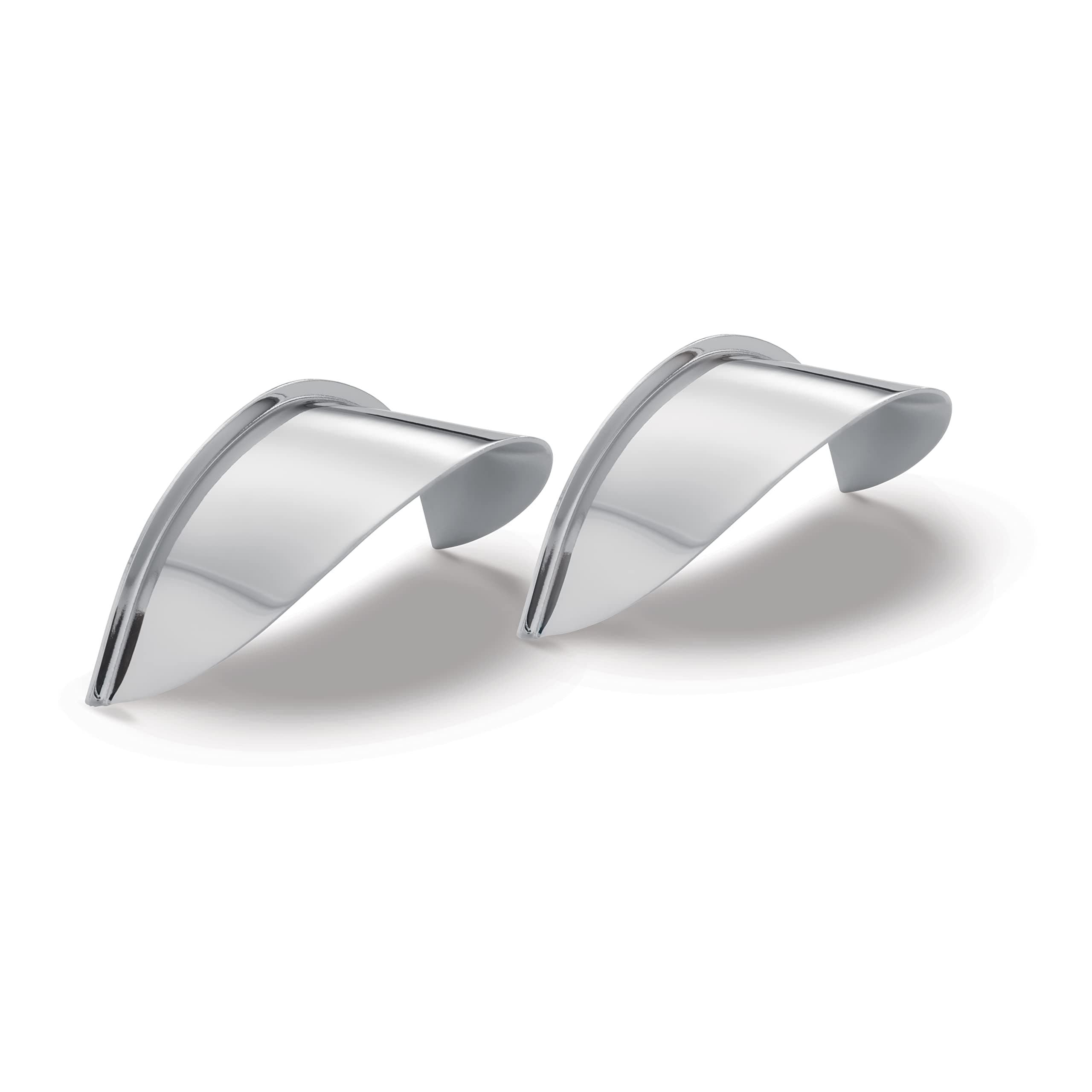 Show Chrome Accessories 4-1/2" Spot Light Visor (Universal Fit, Silver, Chrome, Motorcycle)