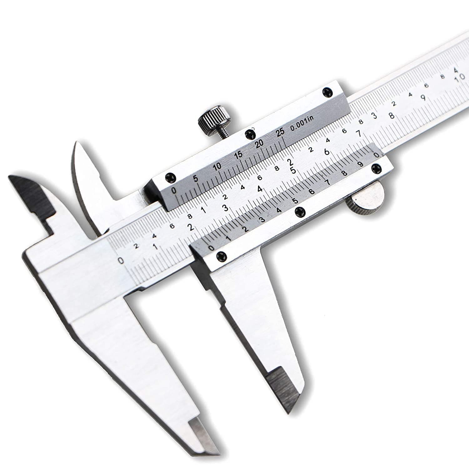 Vernier Caliper Measuring Tool 6", 0-6Inch/0-150mm Manual Non Digital Calipers, 0.001"/0.02mm High Precision Durable Micrometer
