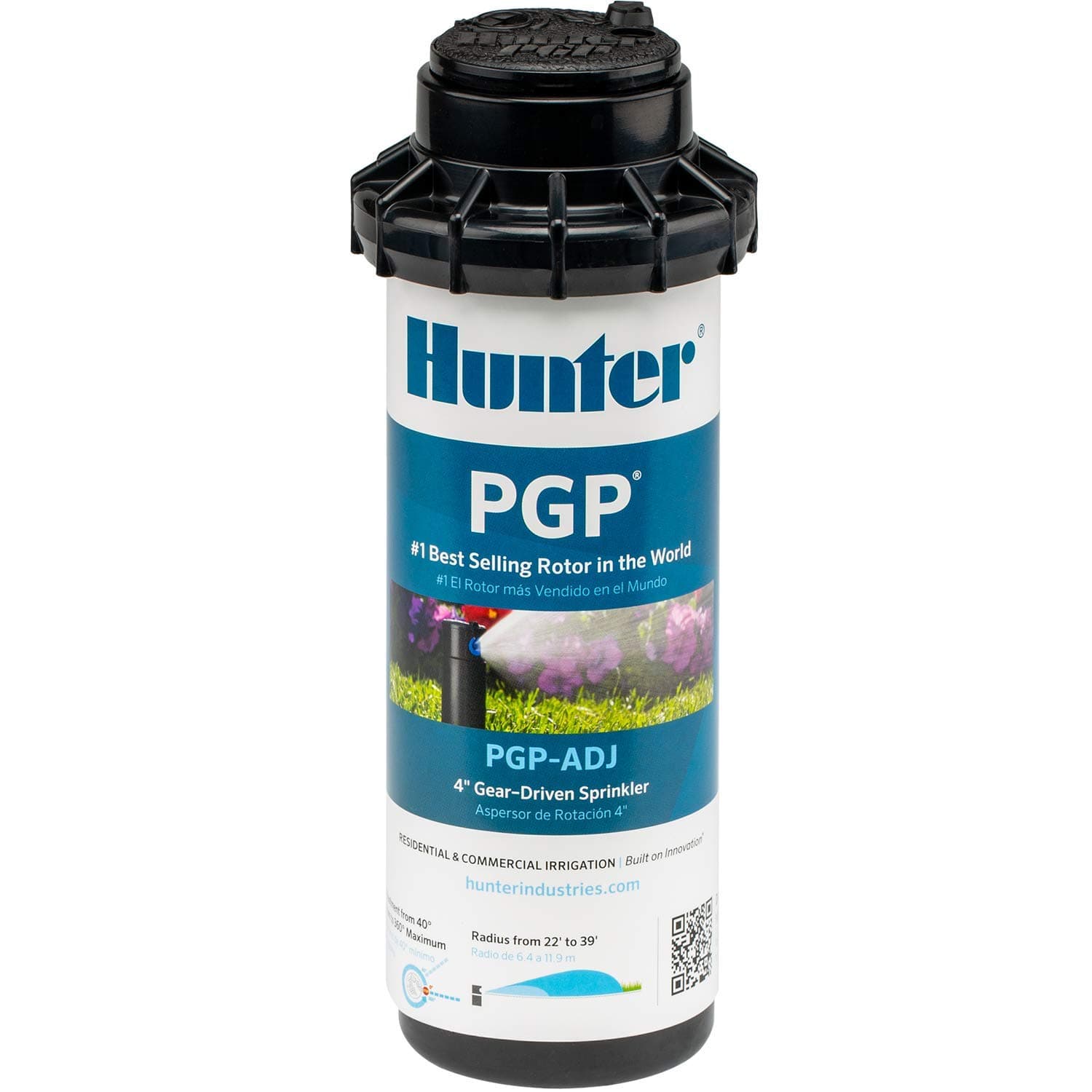 Hunter PGP Ultra Rotor Sprinkler Heads - 4 Pack - Includes Adjustment Tool