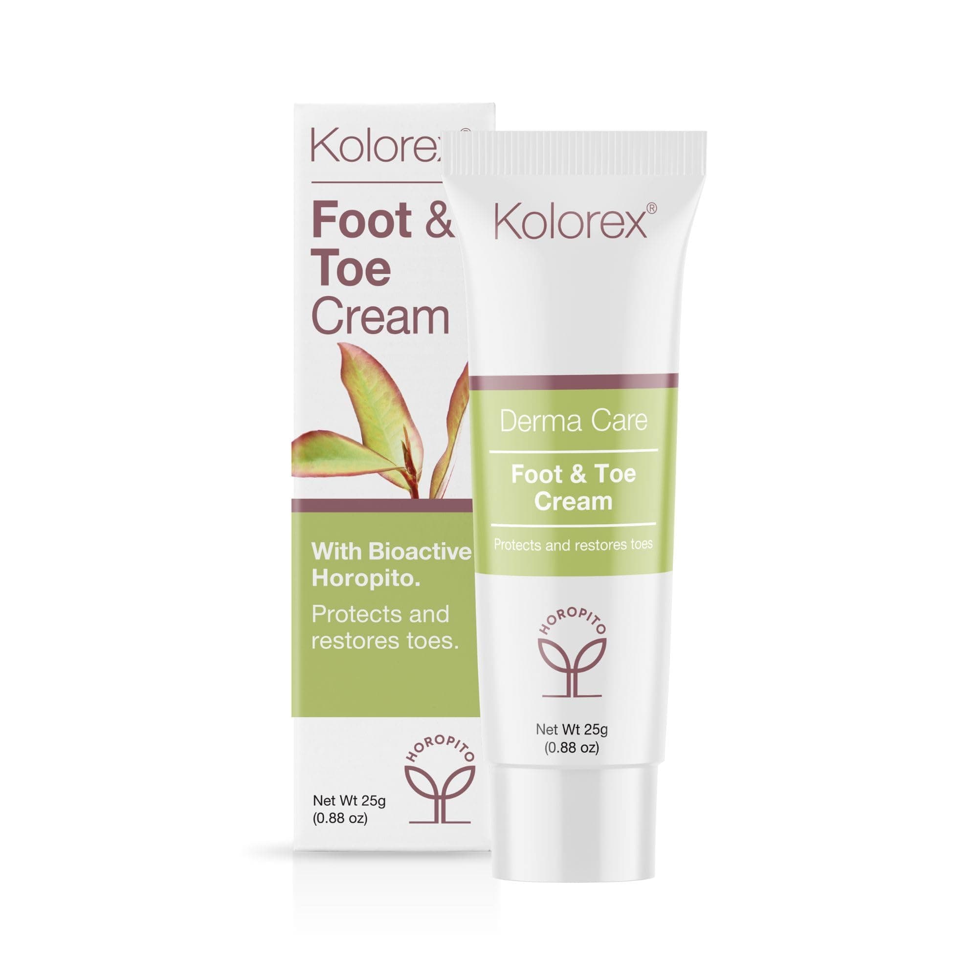 Kolorex® Foot & Toe Care Cream (25g), Remedy for Athlete's Foot, Natural ingredients, Effectively rebalance yeast, Hygienic best