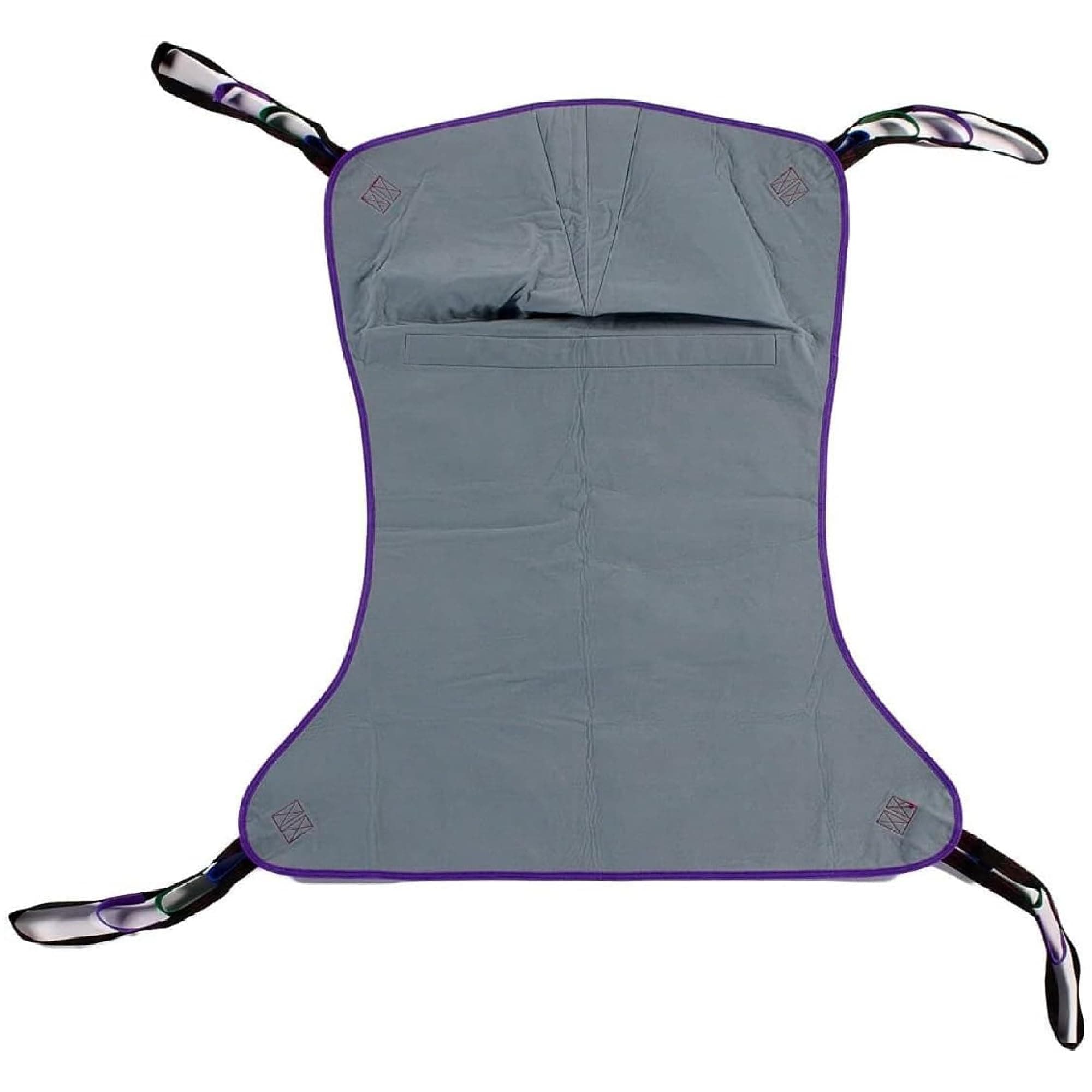 Patient Aid Full Body Solid Fabric Lift Sling - Soft Padded Polyester Weave - Comfy and Safe Lifting for The Elderly, Bariatric, and Non-Weight-Bearing - Large, 450lb. Maximum Carrying Capacity