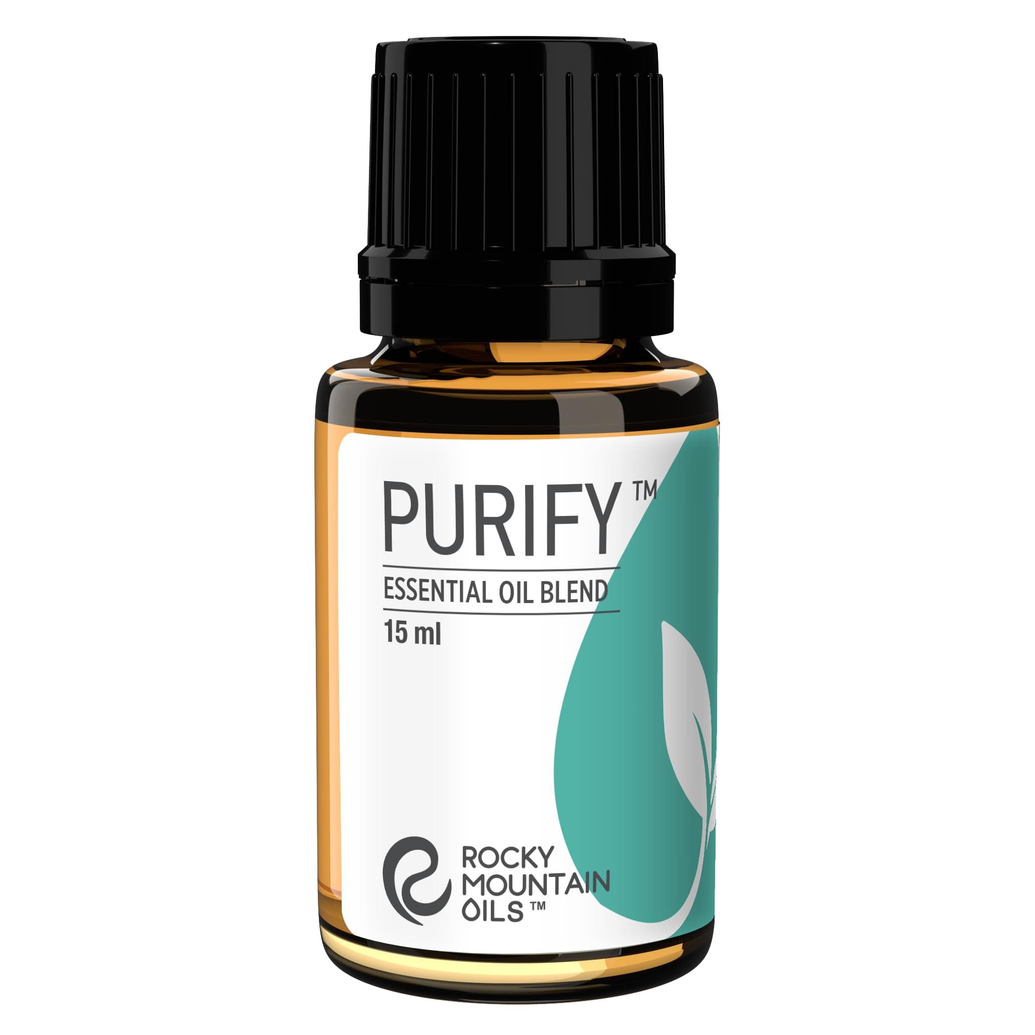 Rocky Mountain Oils Purify Essential Oil Blend 15ml - Organic, 100% Pure Blend with Lemongrass, Rosemary, Lavender, Myrtle, Citronella, and Tea Tree for Diffuser, Aromatherapy, Hotel, Spa