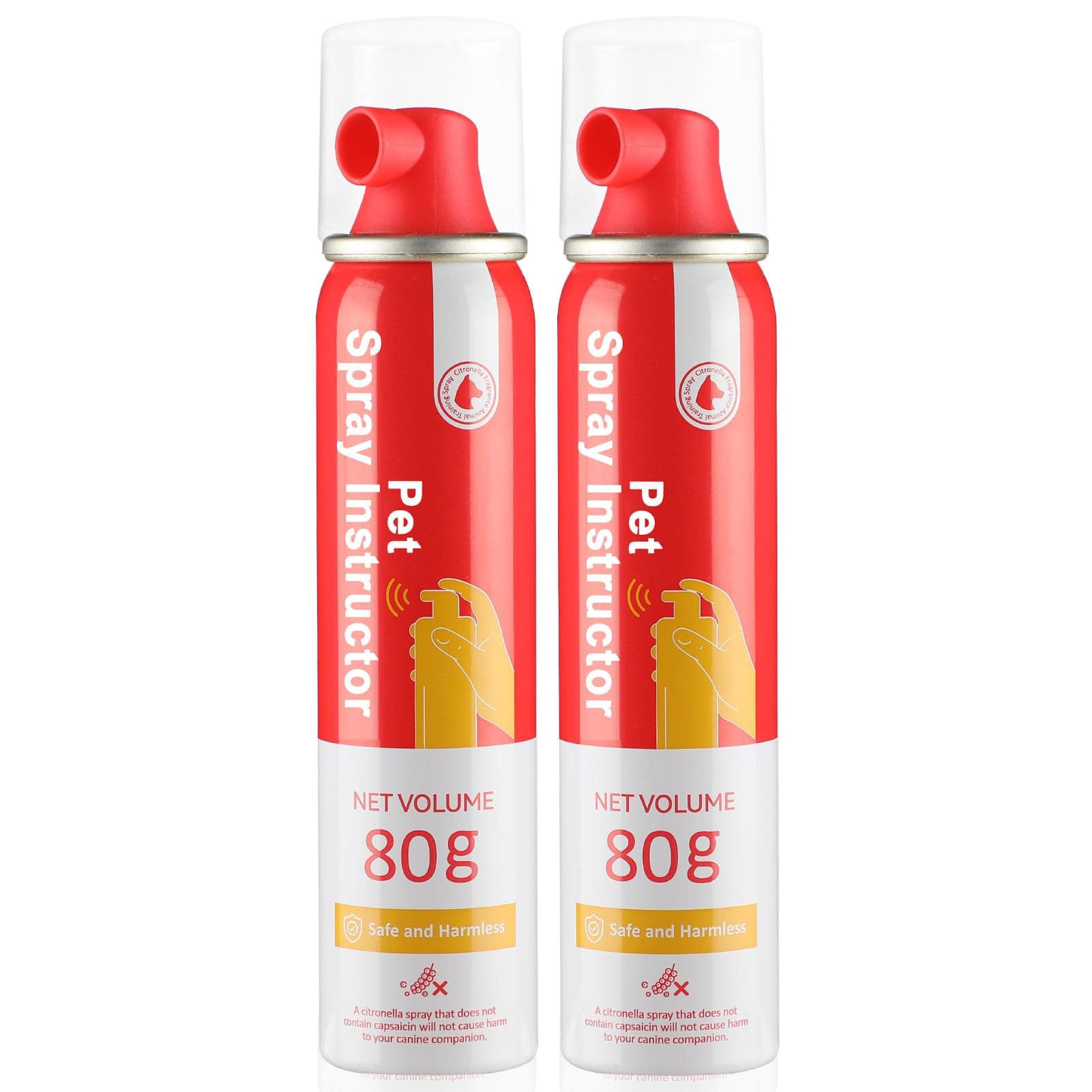 Corrector Spray Dog Trainer, 80ml 2 Pack Corrector Spray for Dogs to Stops Barking, Jumping Up Attacks & Unwanted Dog Behaviour Humane Effective
