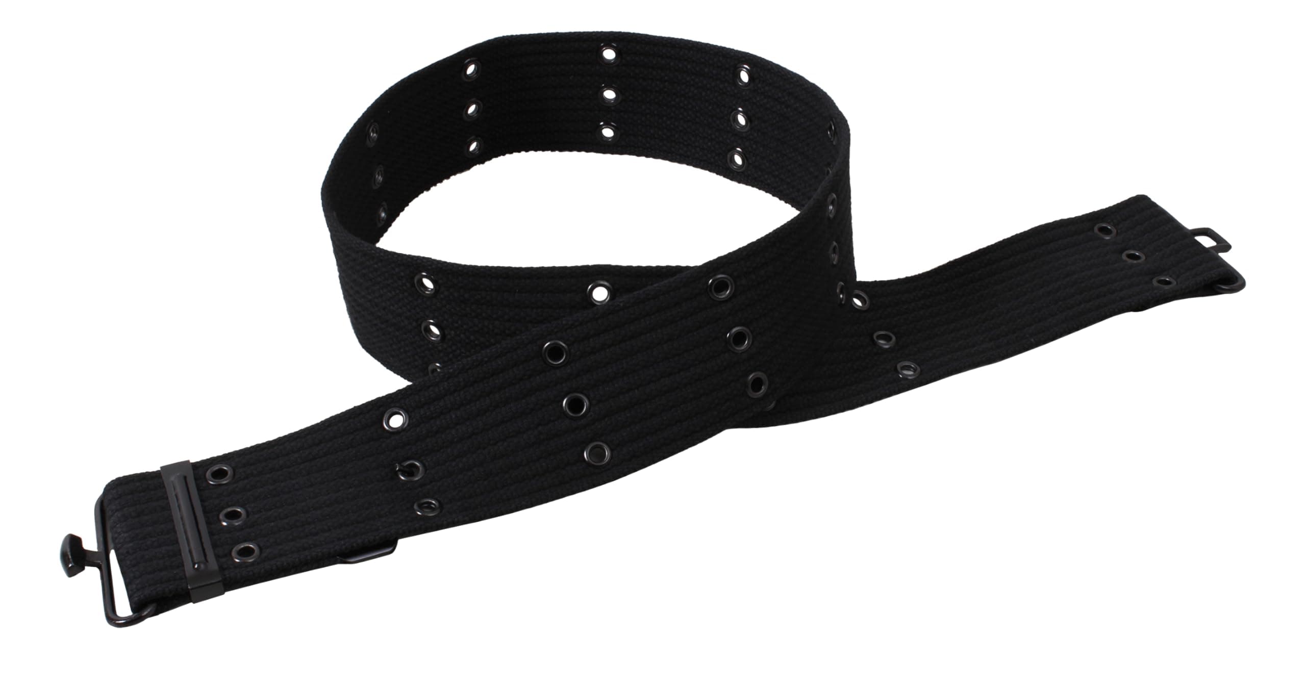 Canvas Pistol Belt, Black, 42''