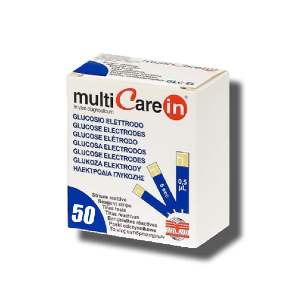 Multicare (Old) Glucose Test Strips – Pack of 50