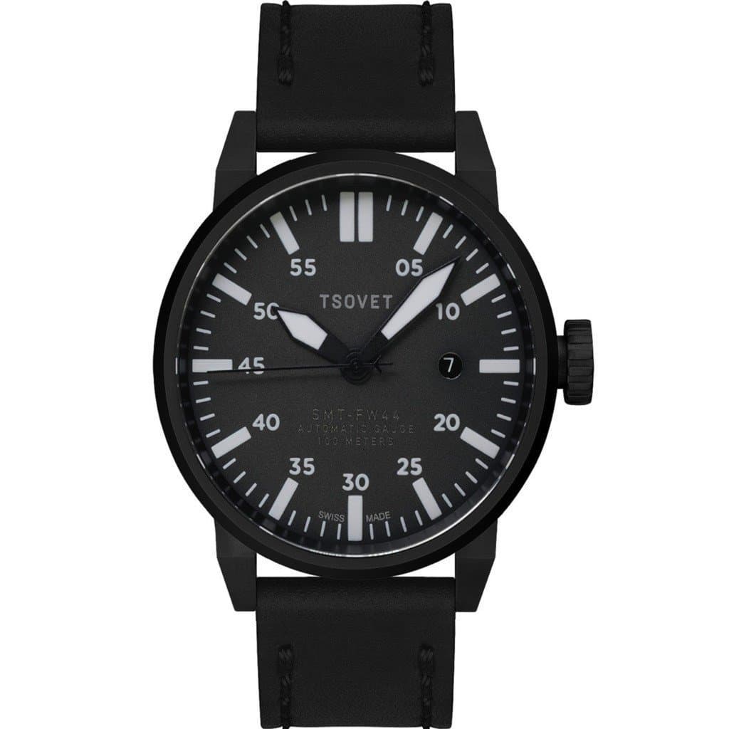 SMT-FW44 Black & Grey Automatic Watch | Black