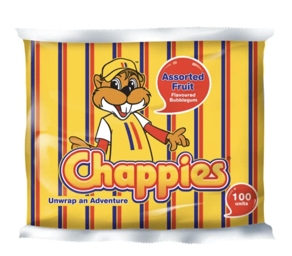 Chappies Bubblegum Assorted Fruit South African