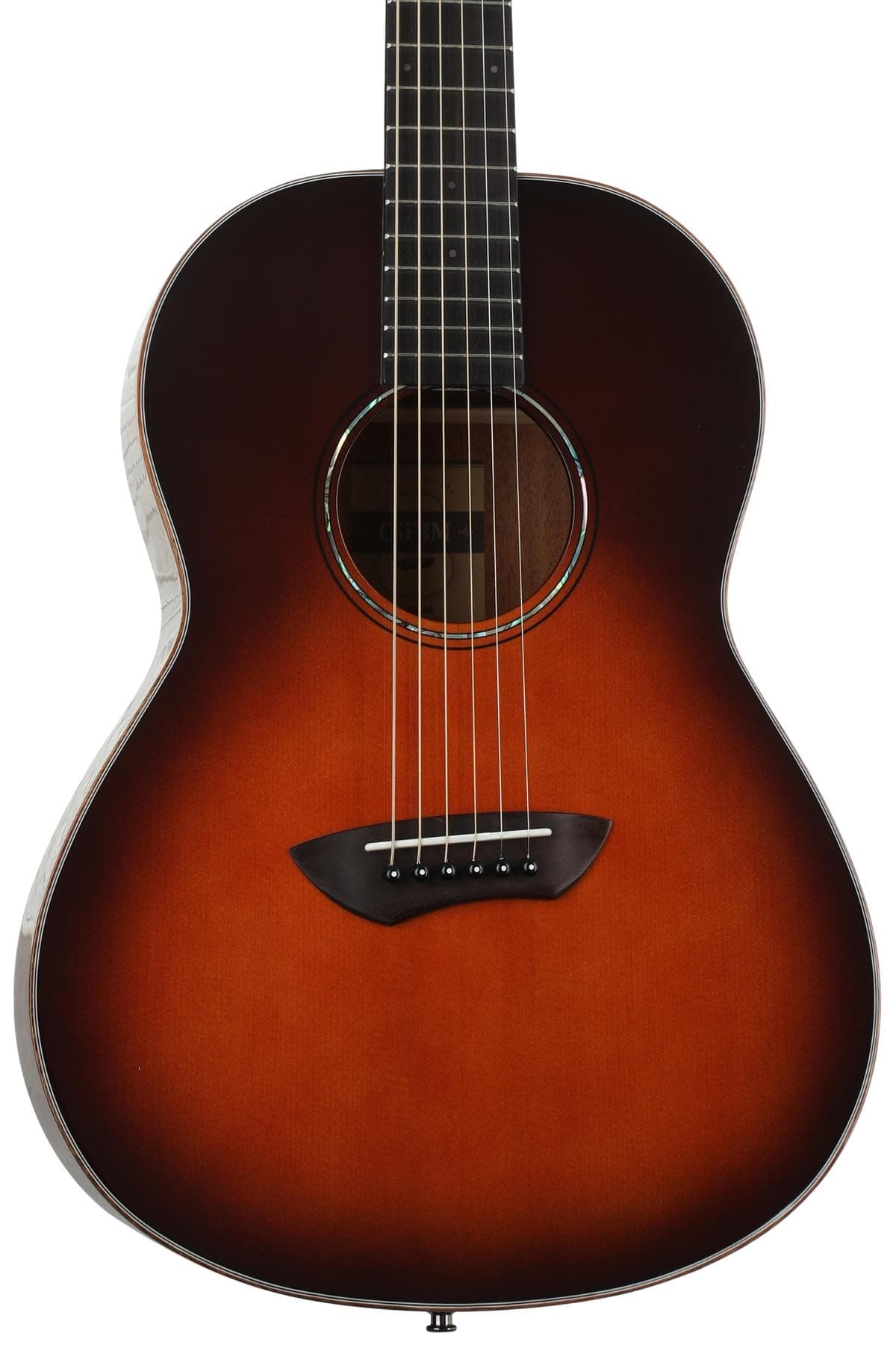 Yamaha CSF3M TBS All-Solid Parlor Size Acoustic Guitar, Old Violin Sunburst,Tobacco Brown Sunburst