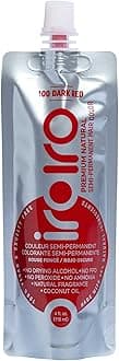 IROIRO Premium Natural Semi-Permanent Hair Color 110 Iro Dark Red (4oz)