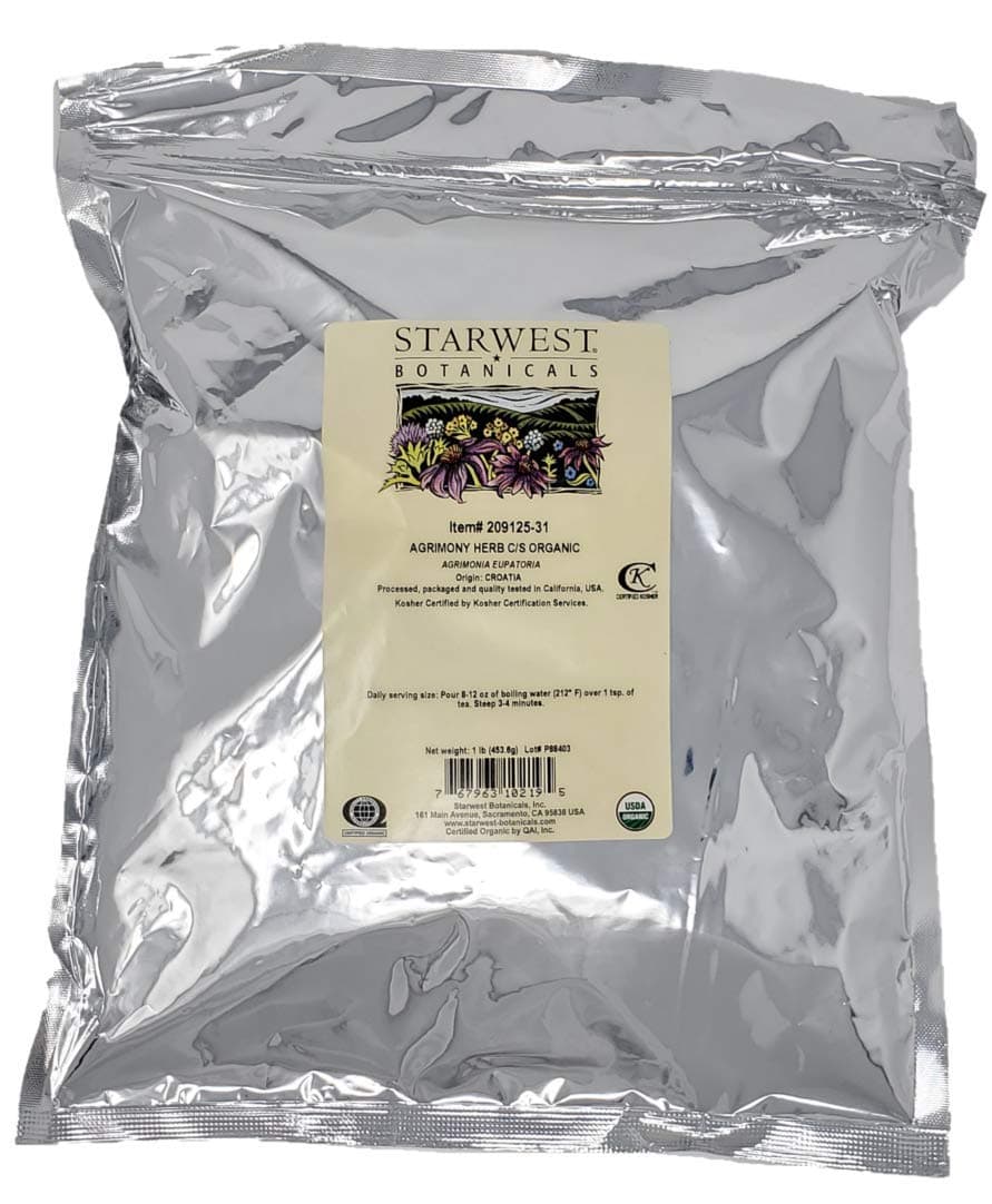 Organic Agrimony Herb C/SUSDA Organic