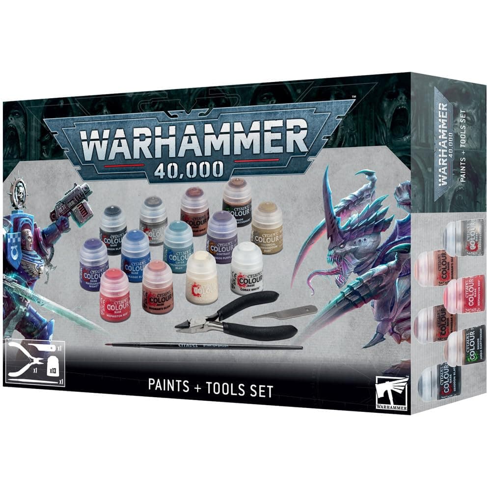 Games Workshop - Warhammer 40,000: paint set + tools