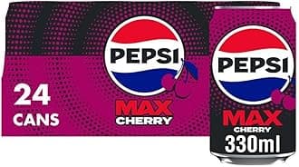 Max Cherry No Sugar Cola Cans 24 x 330ml