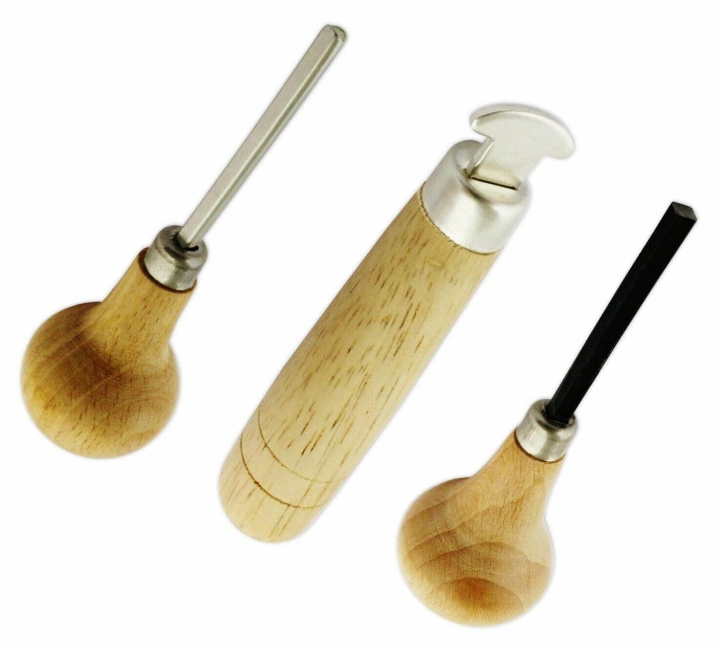 Stone Setting Tools, Jewelry Stone Prong Pusher, Bezel Pusher & Roller Set of 3