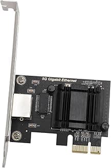 5Gb PCIe Network Card, PCIe to CNetwork Card Adapter, PCI Express Network Adapter, Gigabit Ethernet Network Adapter for 10 11, for