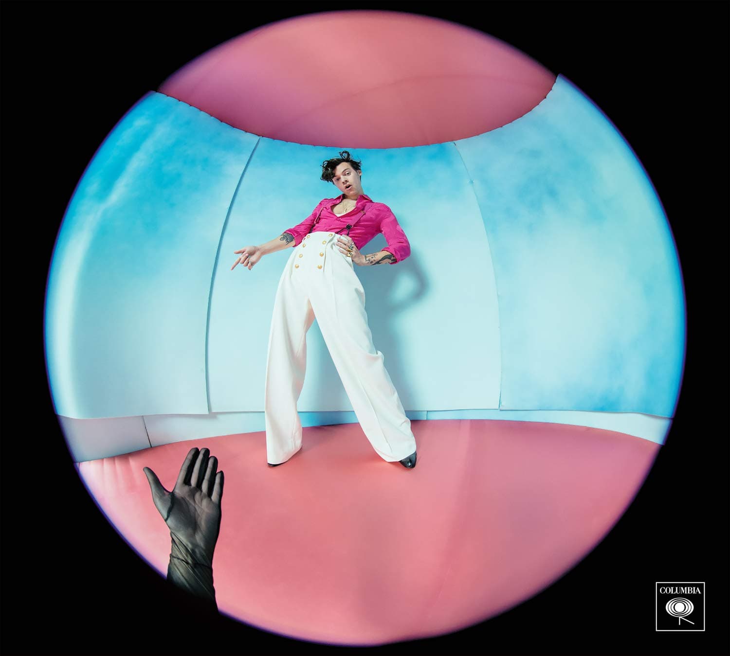 Fine Line Black & White Poster t.)