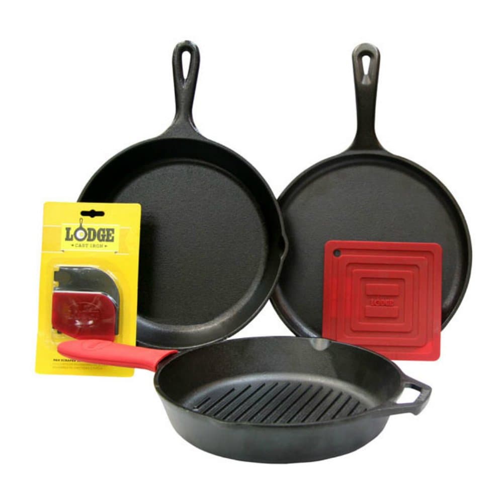 Essential Pan Set, 7-Piece, Black
