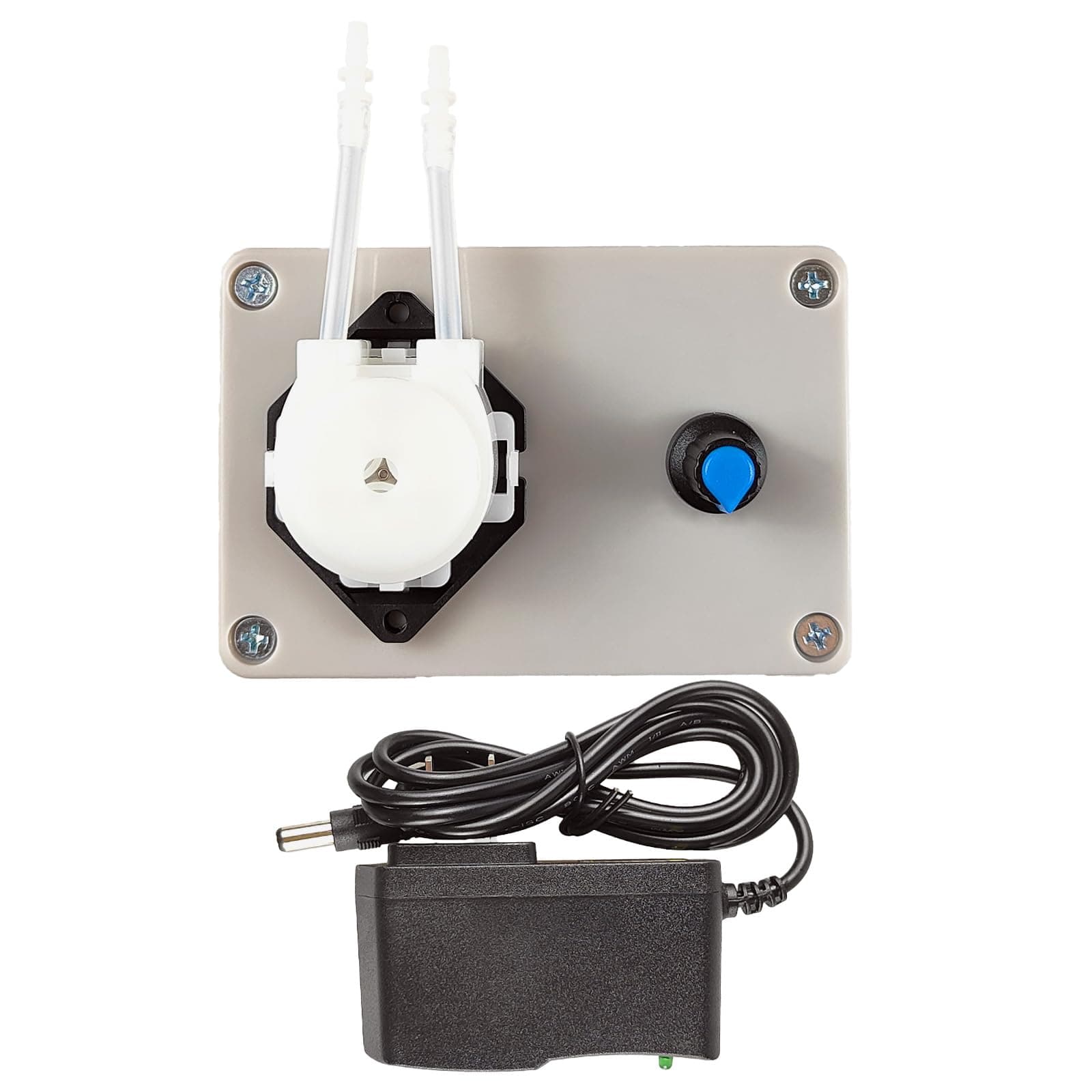 12V Adjustable Peristaltic Dosing Pump Liquid Metering Pump with Adapter