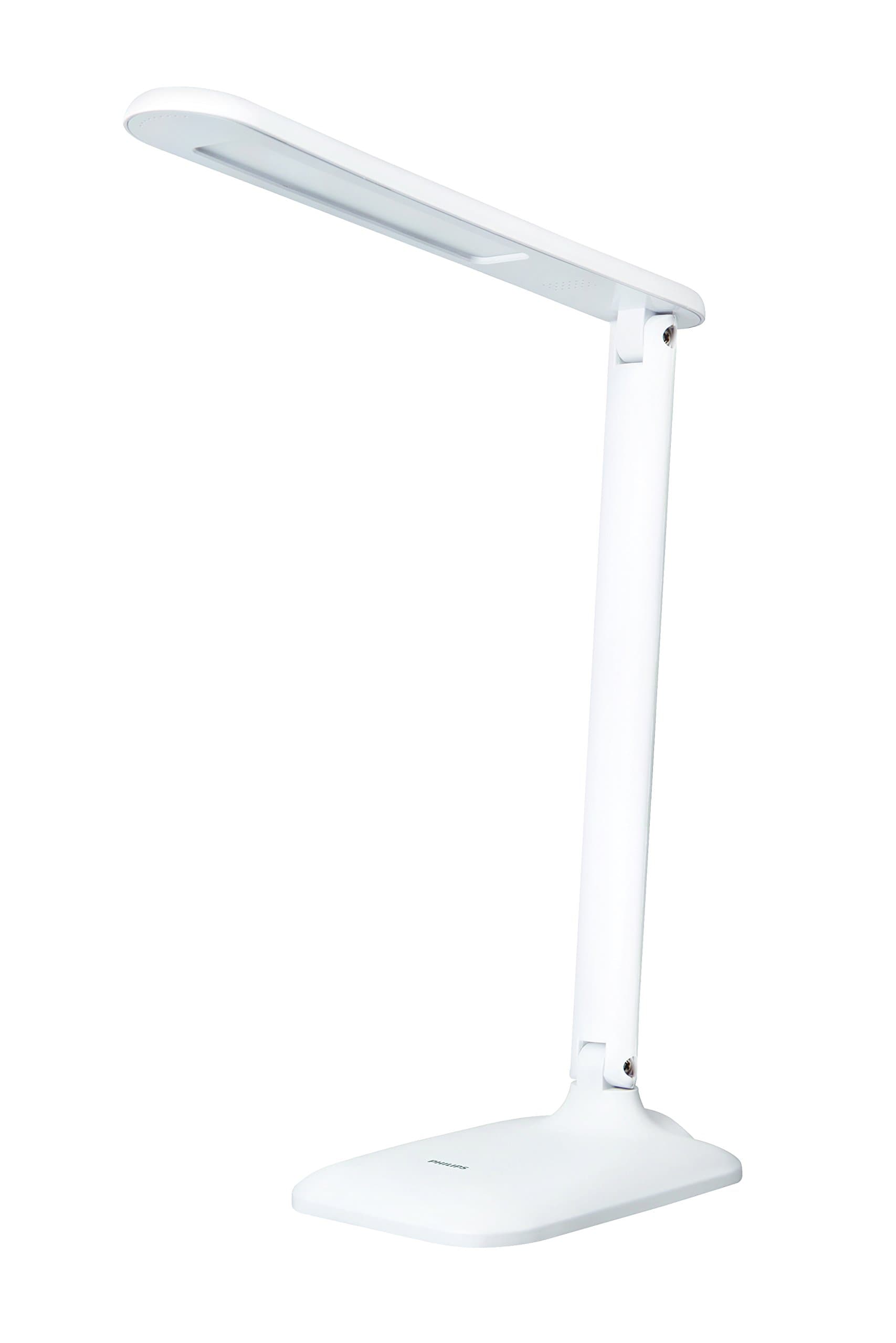 Plastic LED Desk light, White(Pack of 1), 3.94 x 3.94 x 3.94 cm