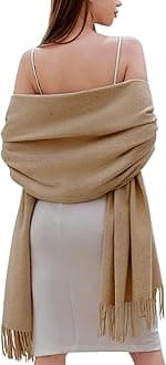 RIIQIICHY Women Scarf Pashmina Shawls and Wraps for Wedding Ladies Winter Scarves
