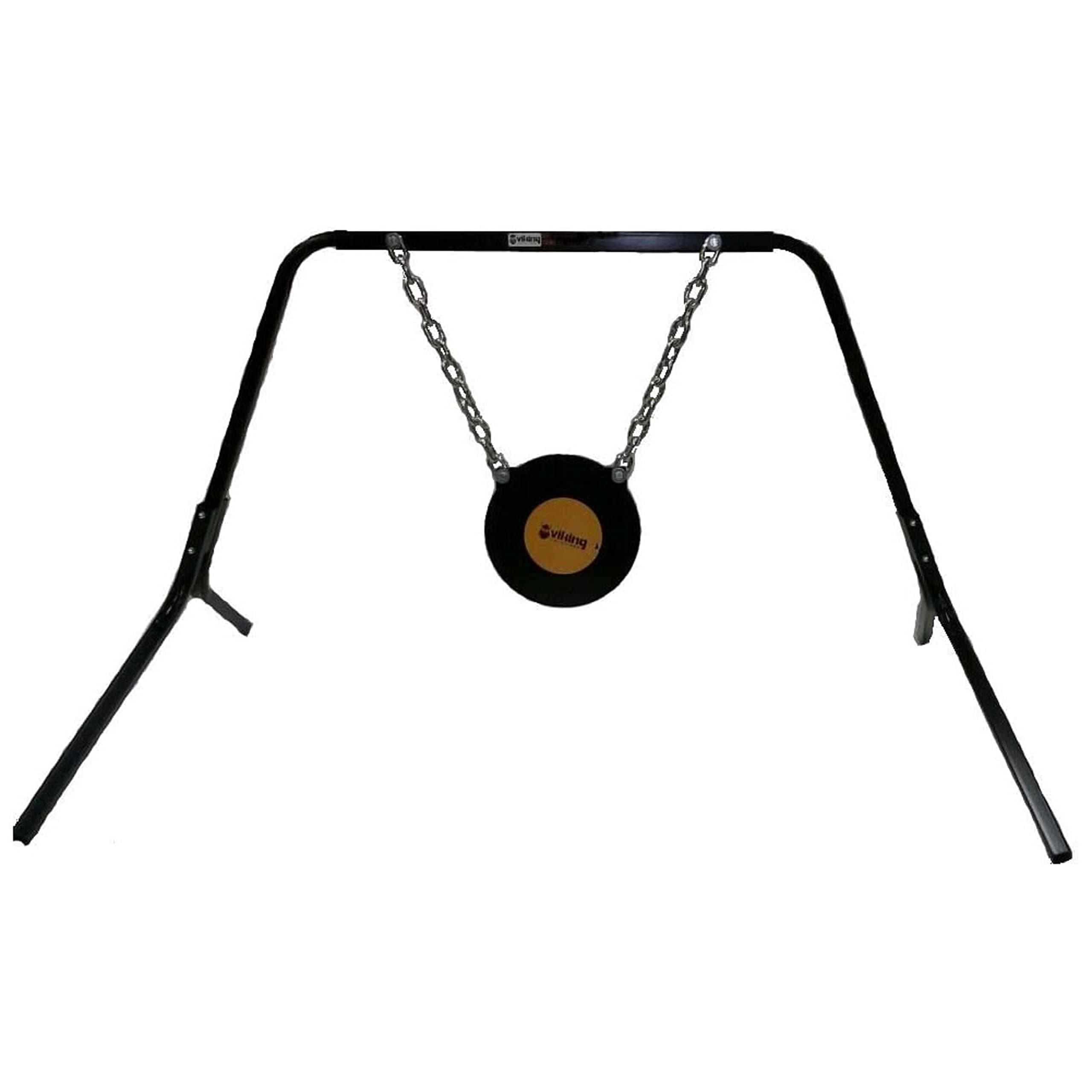 Viking Solutions Complete Gong Target System - Durable Easy to Set Up Shooting Gear - Proof Chain and Hardware Included