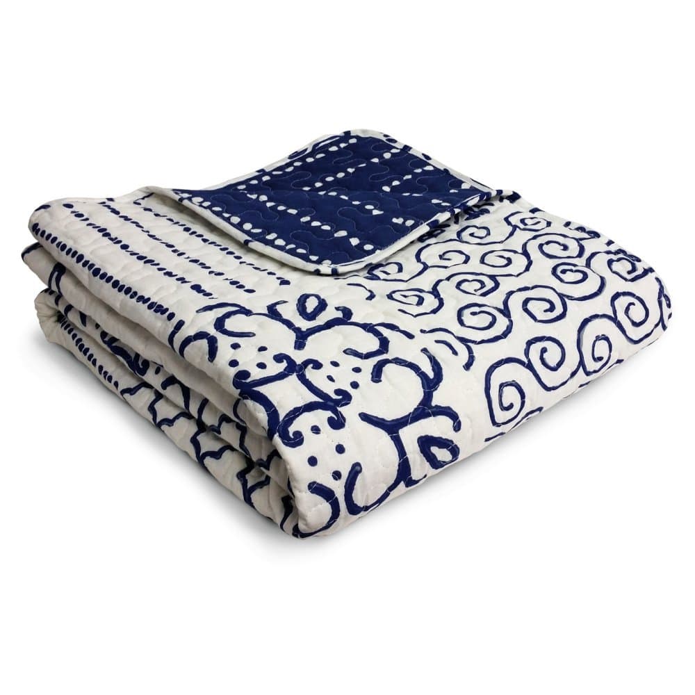 Monique Throw, 50 x 60-inch, Blue