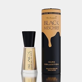 Al Nuaim Black Mishief 6ml For Men | Alcohol Free Attar Roll On | Concentrated Perfume Oil | Premium-Grade Oriental Attar | Long Lasting Fragrance