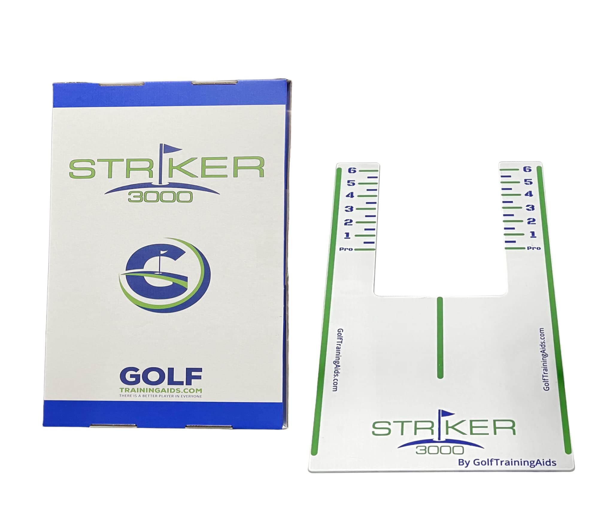 The Striker 3000 Golf Training Aid - Improve Ball Striking - Helps Player Monitor Ball Position, Swing Path, and Angle of Attack