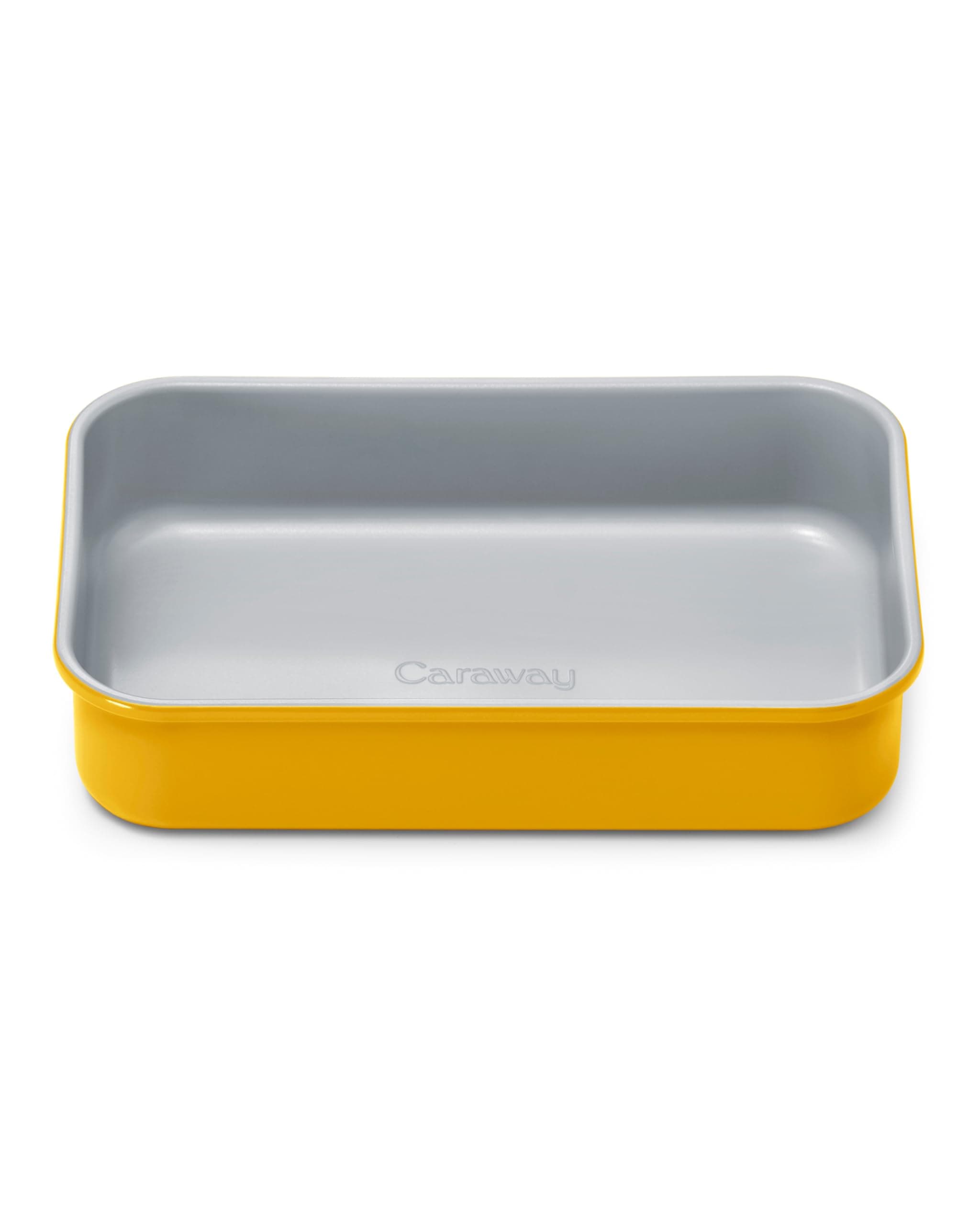 Caraway Nonstick 9” x 6.5” Small Rectangle Baking Pan – Non-Toxic, PTFE & PFOA Free – Aluminized Steel Core – Deep Ceramic Baking Pan for Casseroles, Lasagna & More - Marigold