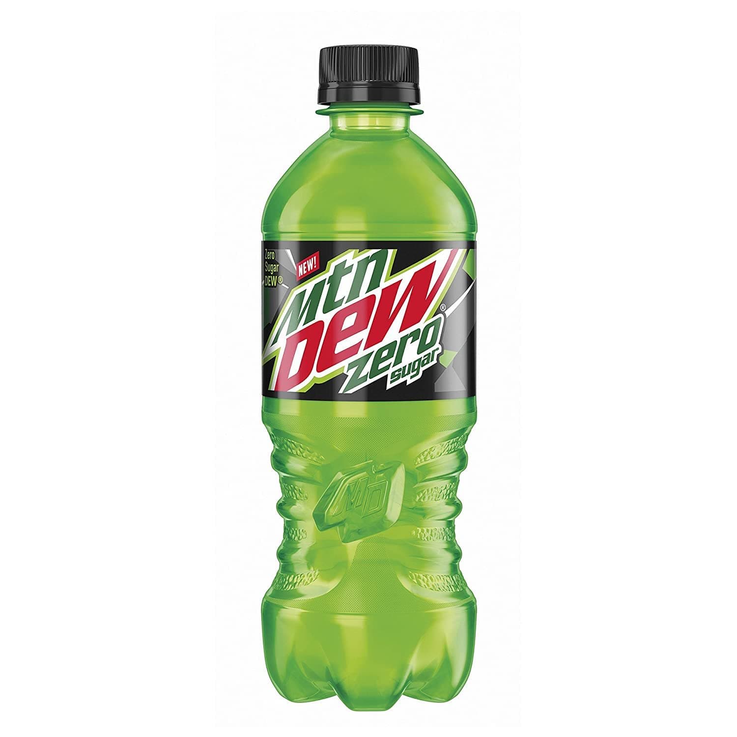 Zero Mountain Dew (MTN) 20 oz Soda Bottles (Pack of 24)
