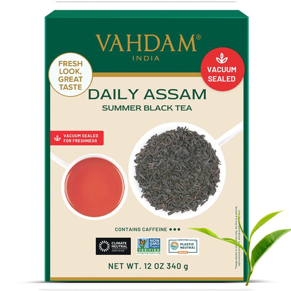 VAHDAM Assam Tea Leaf Tea (340g/12oz) | 100% Pure No Blend | Single Origin Tea Leaf