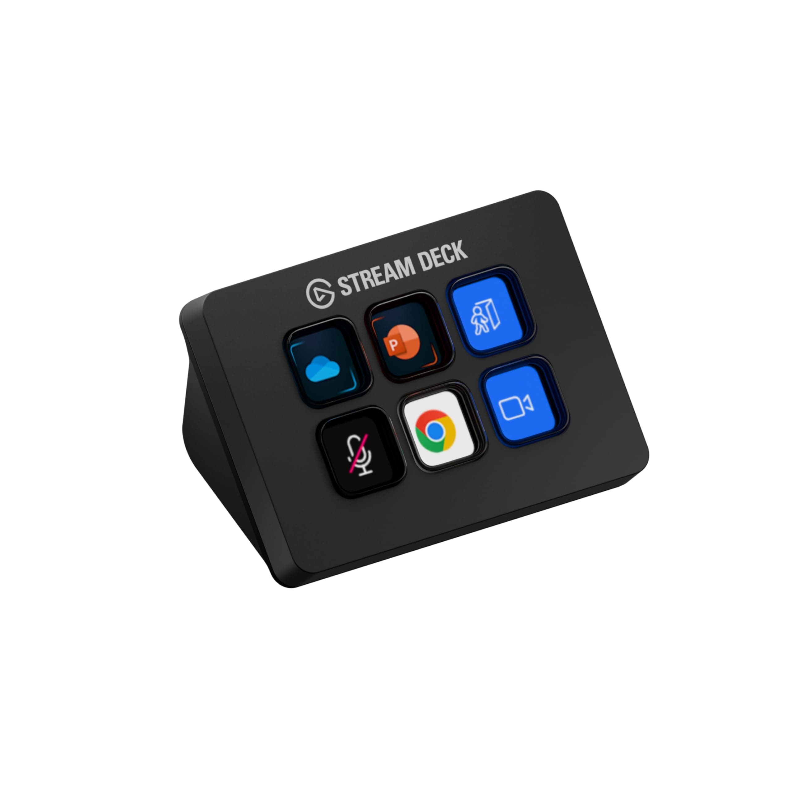 Stream Deck Mini – Control Zoom, Teams, PowerPoint, MS Office and Boost Productivity with Seamless Integration for Daily Apps, Set Up Shortcuts Easily, USB, Compatible with Mac and PC