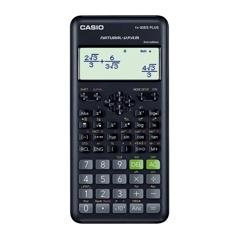 FX-82ES Plus 2nd Edition - Non-Programmable Scientific Calculator, 252 Functions