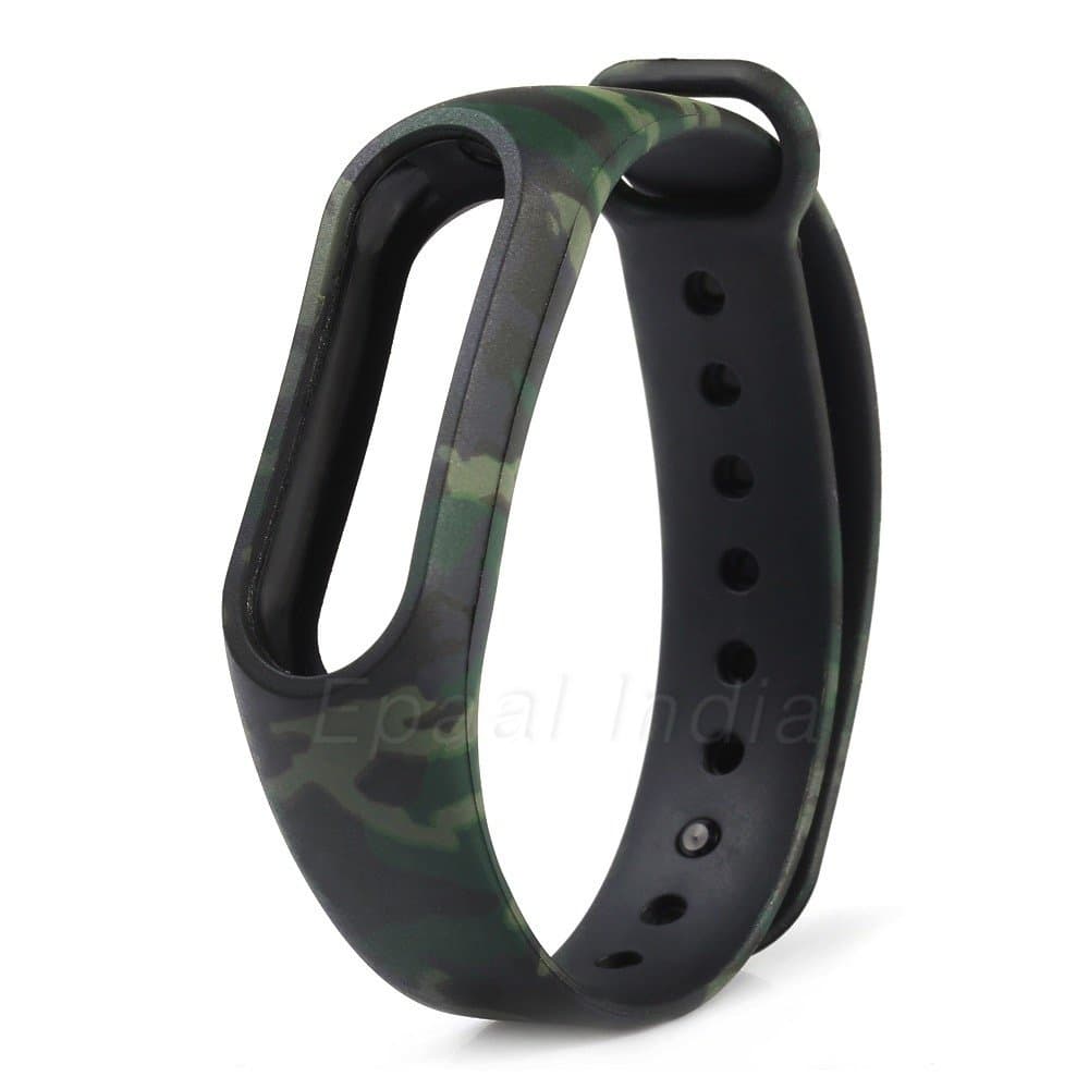 Epaal Camouflage Pattern Watch Strap for Mi Band HRX & Mi Band 2