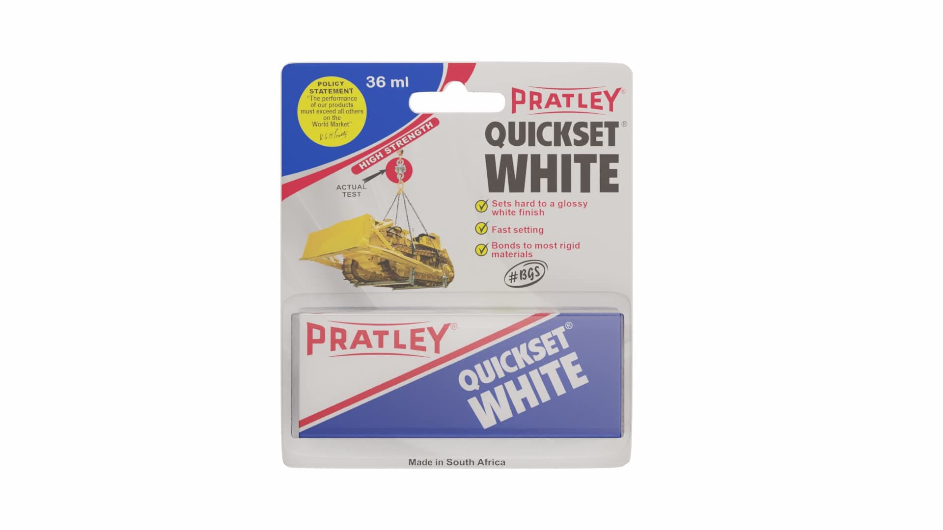 2 x Pratley Quick Set Epoxy Liquid Glue White 36ml