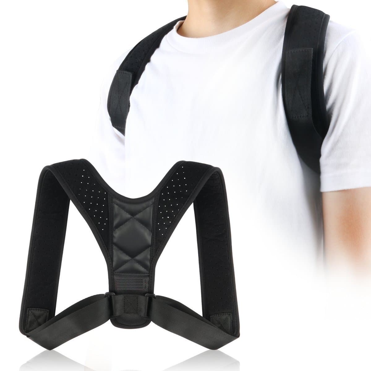 Adjustable Posture Corrector for Men & Women Clavicle Support, Improve Bad Posture, Shoulder Alignment, Muscle Memory, Upper Back and Neck Pain Relief