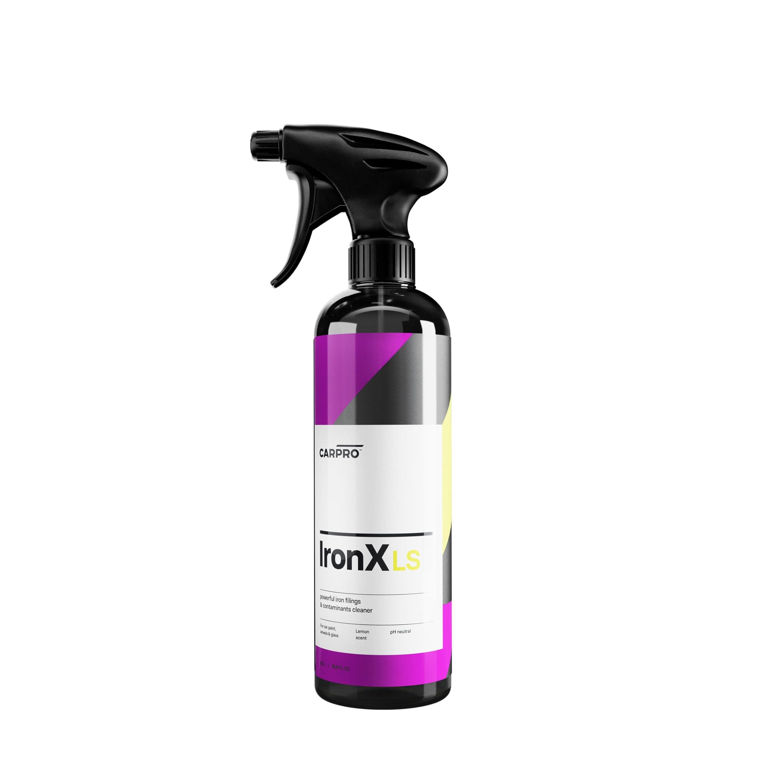 IronX Iron Remover: Lemon Scent - Stops Rust Spots and Pre-Mature Failure of the Clear Coat, Iron Contaminant Removal - 500mL with Sprayer (17oz)