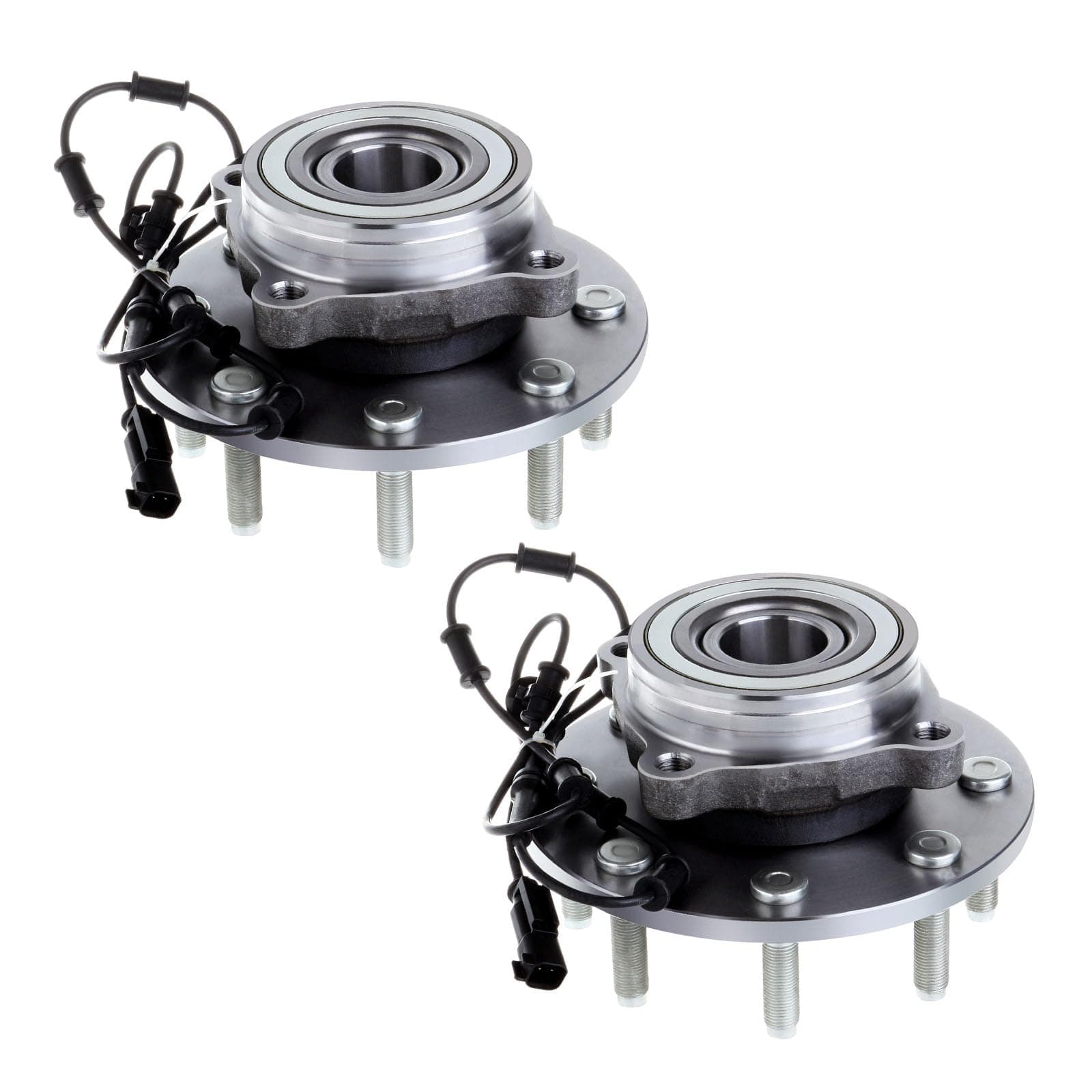 ECCPP Replacement fit for Pair Of 2 Front Wheel Hub Bearing Assembly 06 07 08 Dodge Ram 2500 3500 1500 4WD 4X4