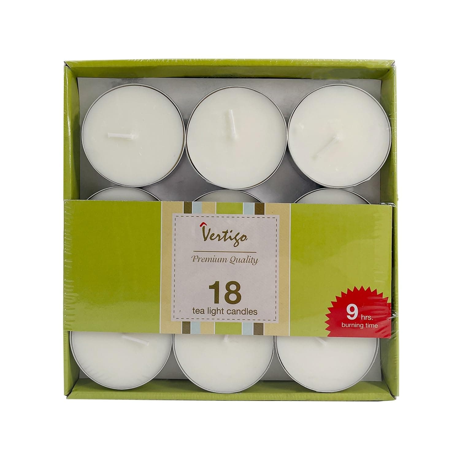 Jumbo Tea Light Candles 43g 18Pcs/Box