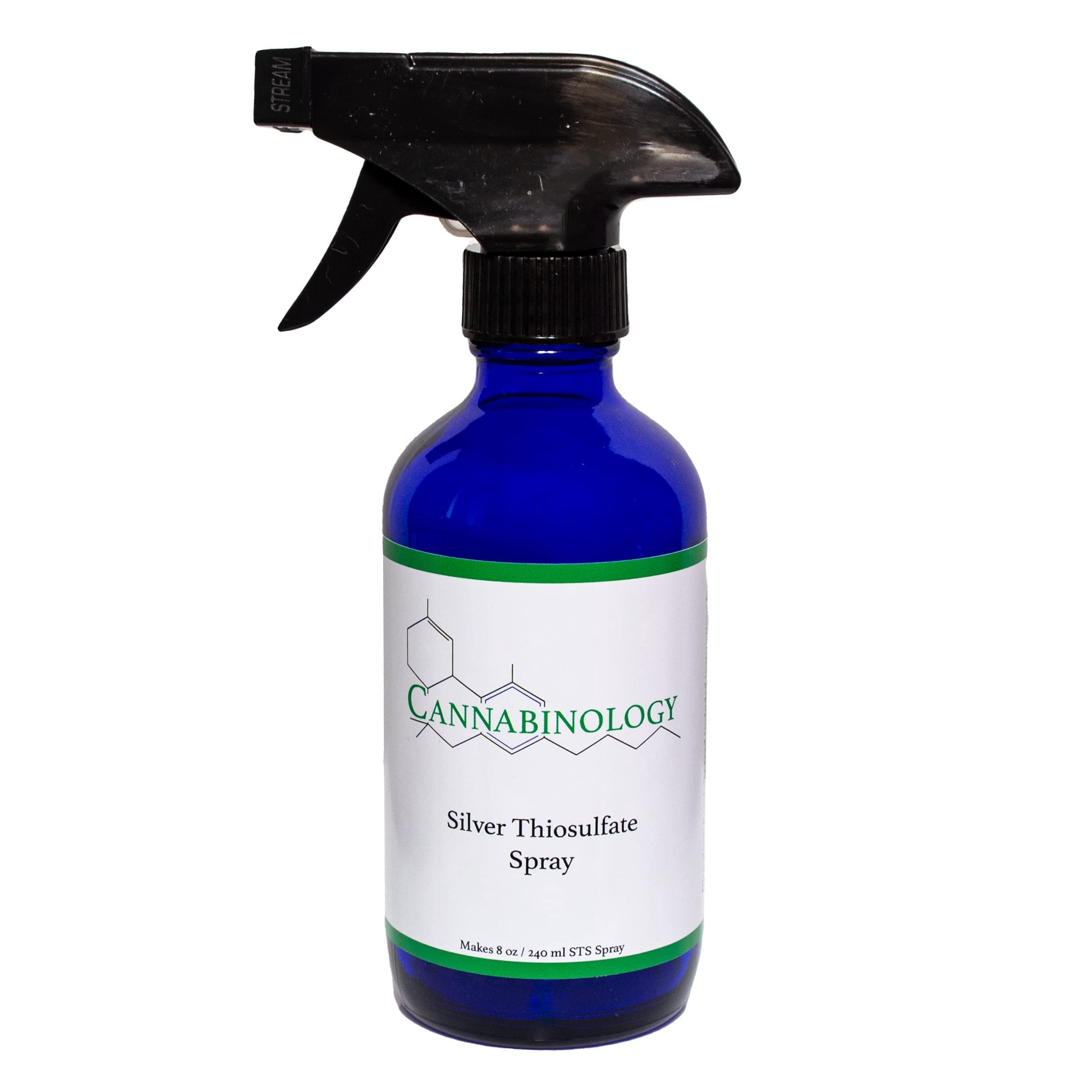 Cannabinology Feminized Seed Spray | 8 oz/240 ml Bottle | Breed 100% Female Seeds (Feminized Seeds) | Silver Thiosulfate Spray Kit | STS Spray Kit | Reversal Spray (8 oz - with Spray Bottle)