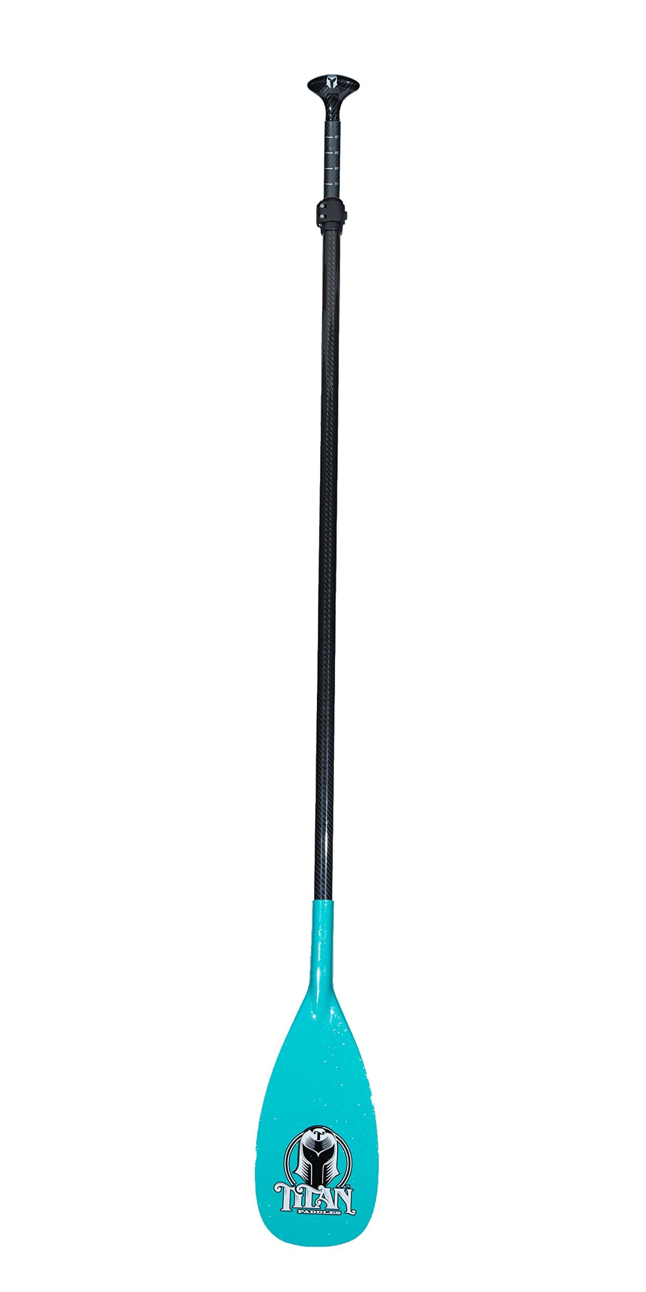 Titan Paddles SUP Adjustable 2 Piece Paddle, Teal