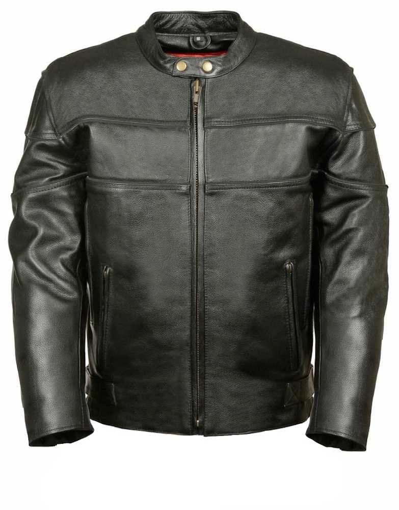 Leather King Men's Side Stretch Jacket