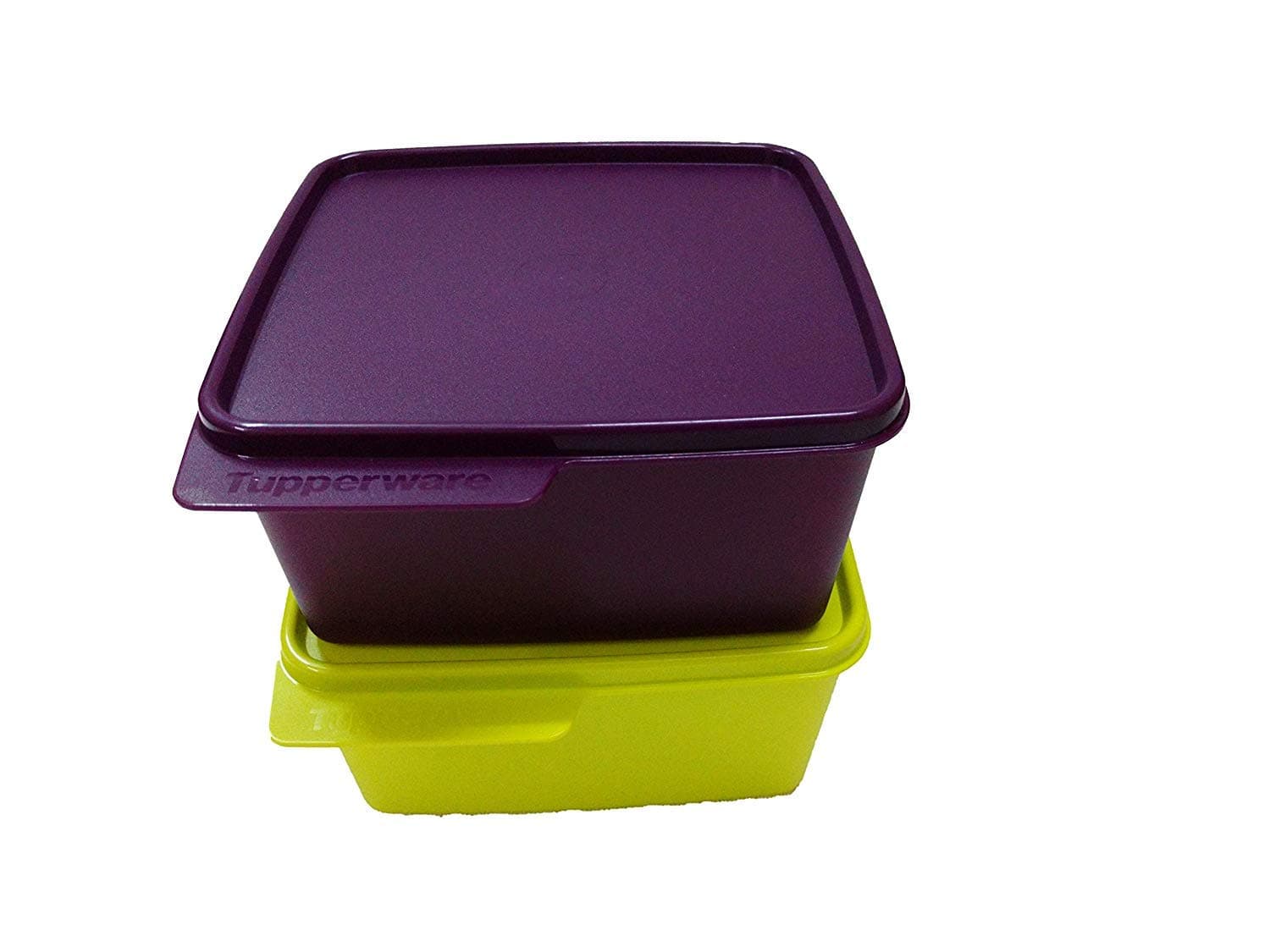 Tupin Keep Tab Plastic Container Set (1.2 L, Any Colour) -2 Piece