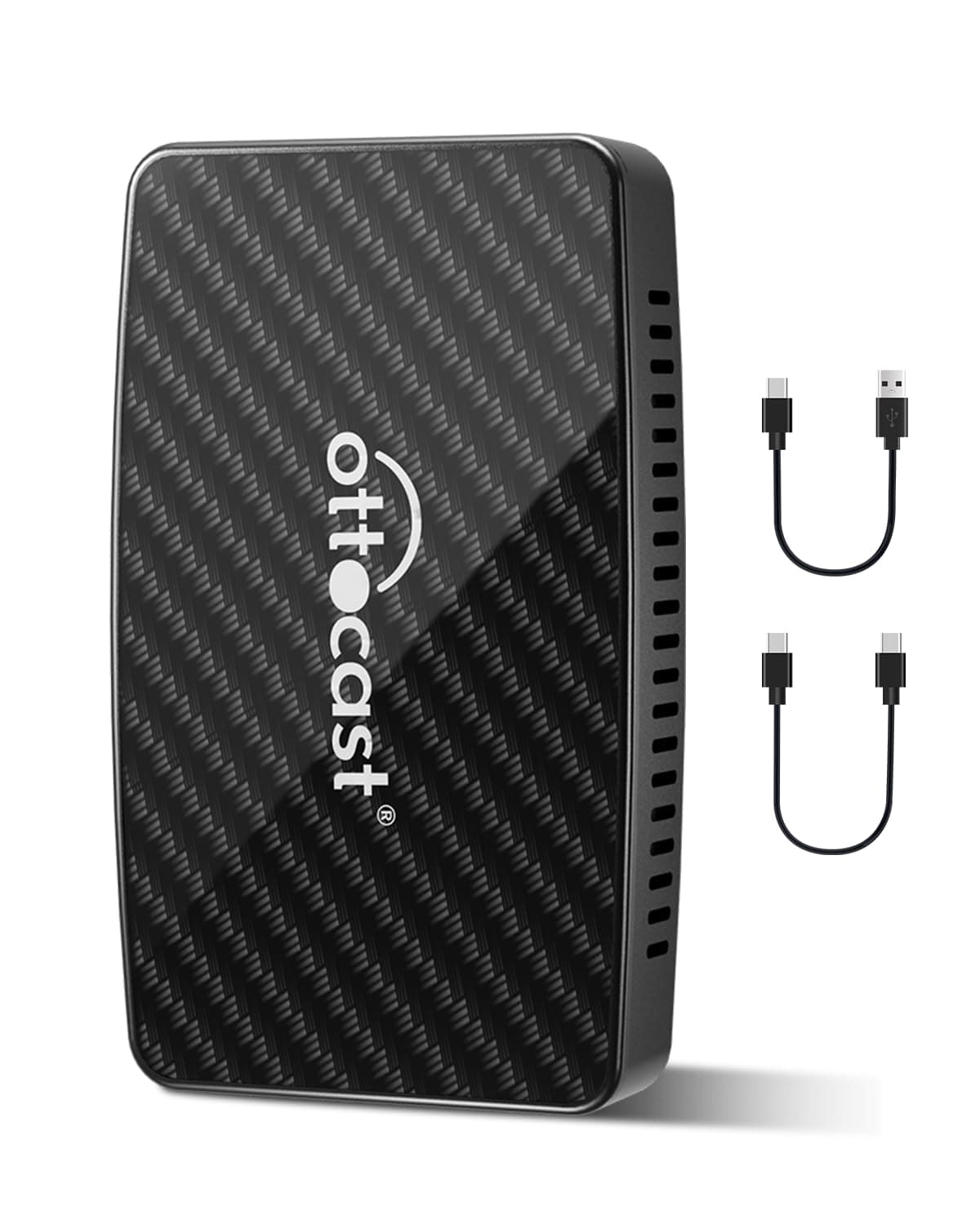 Ottocast Wireless CarPlay Android Auto Video Adapter Play2Video Pro All-in-One Multimedia Dongle for Apple CarPlay with Android 12 Bulit-in YouTube Netflix Blutooth 4.2 Fast Auto Reconnect OTA Update