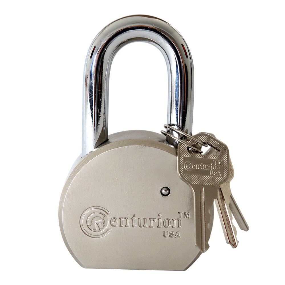 Centurion Round Body Solid Steel Padlock – 65mm Wide Body (60mm Shackle) – High Security Padlock