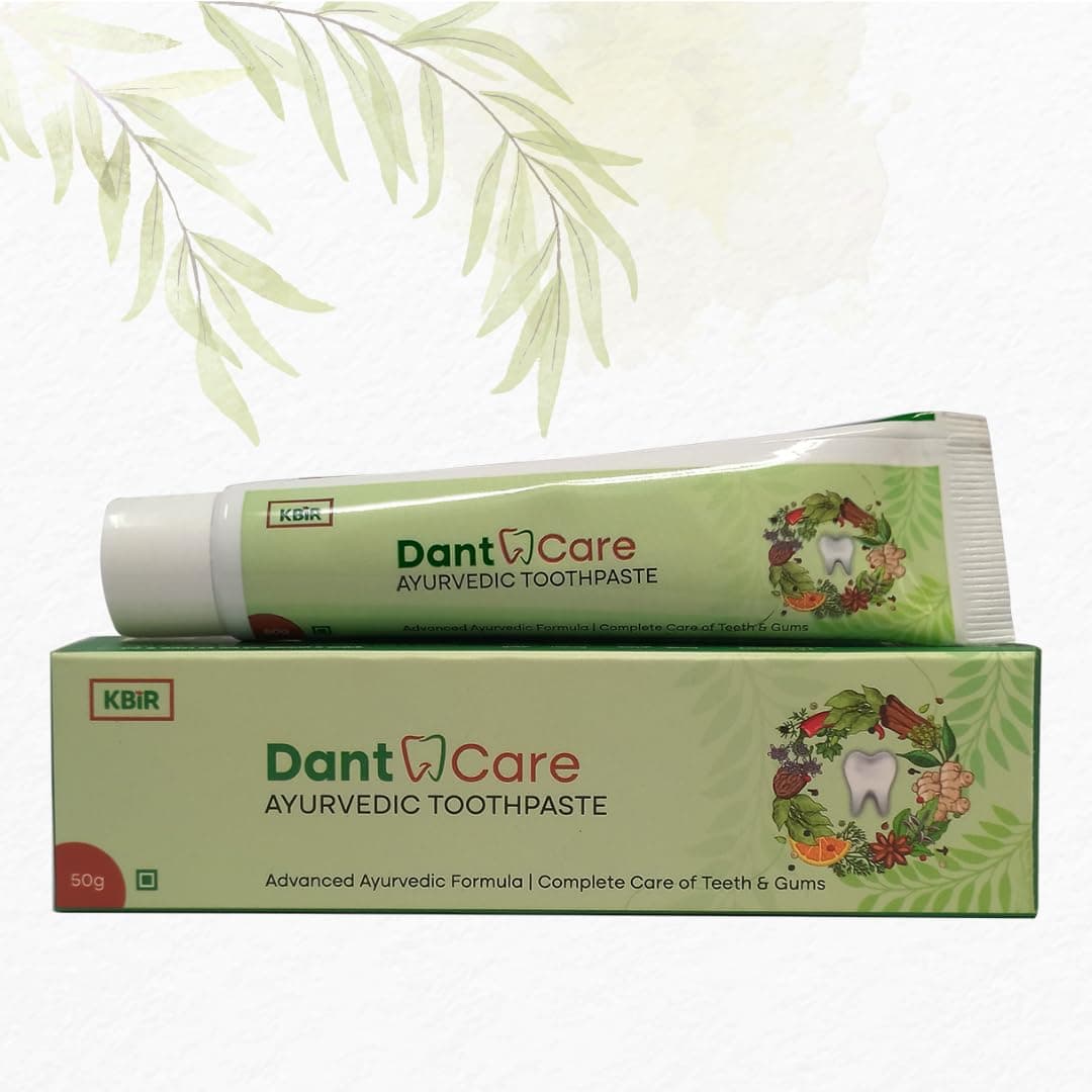 Ayurvedic herbal toothpaste | herbs based Tooth paste | Toothpaste for Whitening, Strong Teeth & Fresh Breath | Natural Oral Care with Ayurvedic Ingredients| Anti-Cavity, Gum Protection, Plaque Removal, Enamel Care - 50g Toothpaste